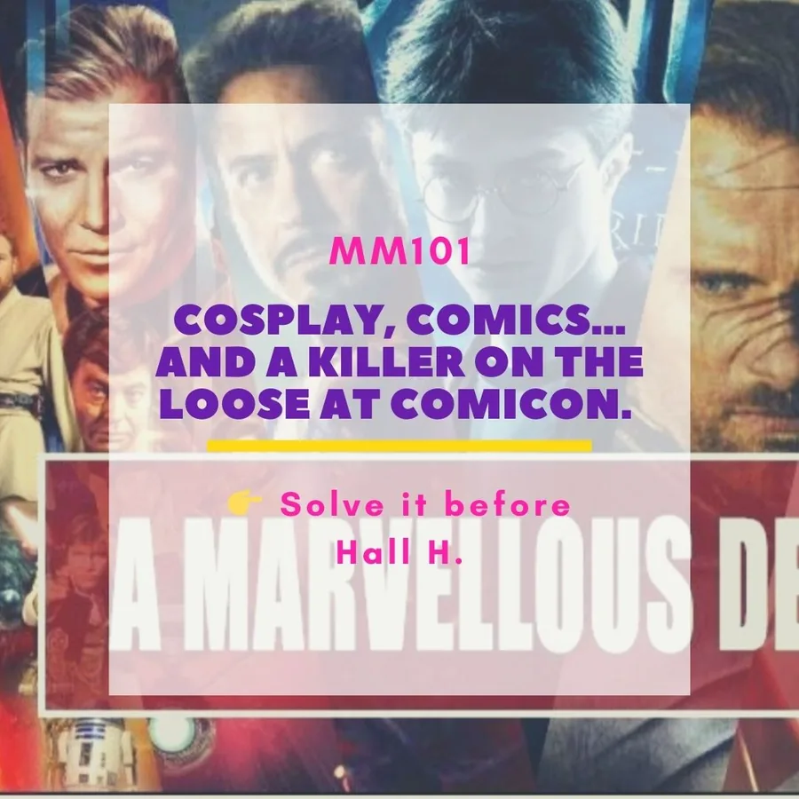 A Marvellous Death printable murder mystery game cover