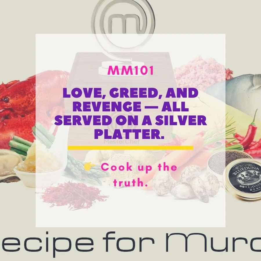 A Recipe for Murder printable murder mystery game cover