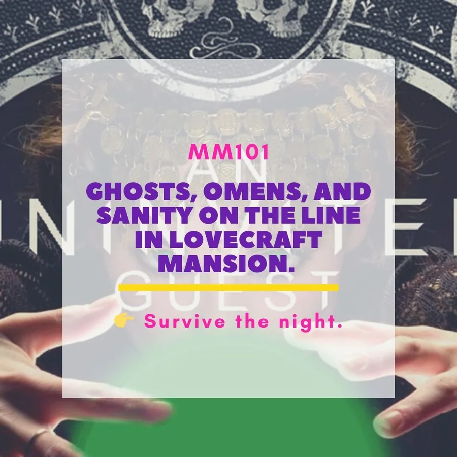 An Uninvited Guest printable murder mystery game cover