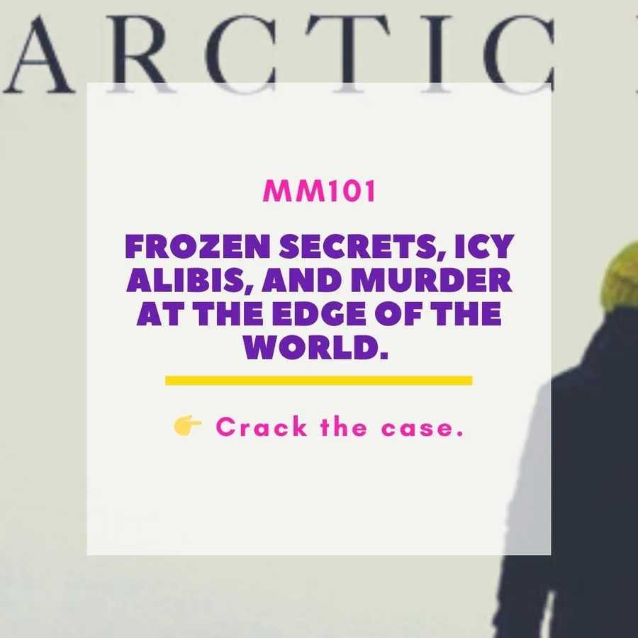 Arctic Psycho printable murder mystery game cover