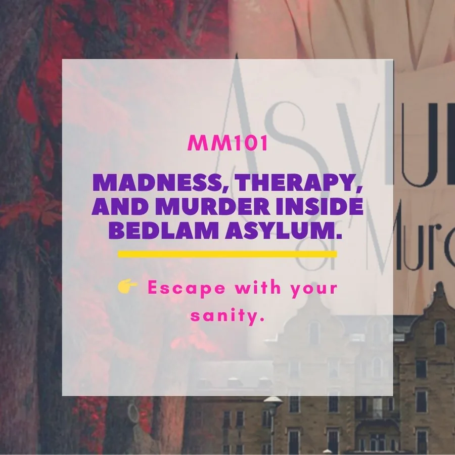 Asylum of Murder printable murder mystery game cover