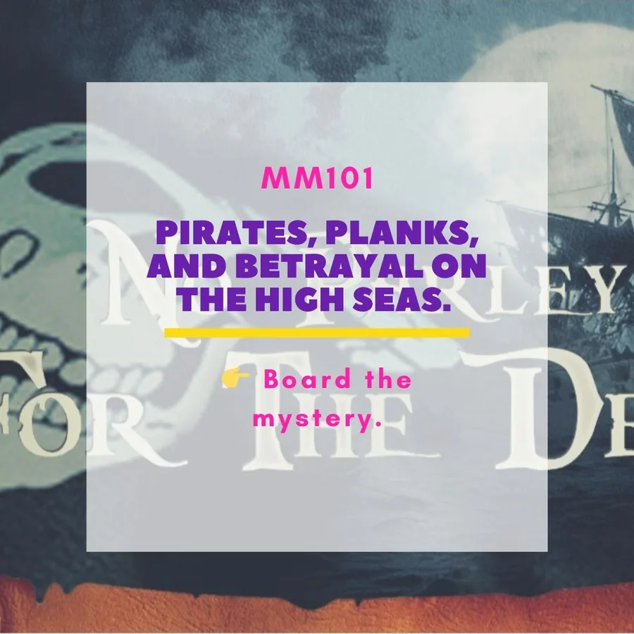 No Parley for the Dead printable murder mystery game cover