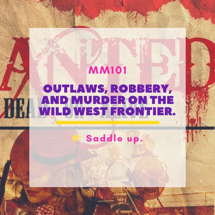 Wanted: Dead or Alive printable murder mystery game cover